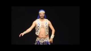 Jamil Male Belly Dancer  Drum Solo @ Aether