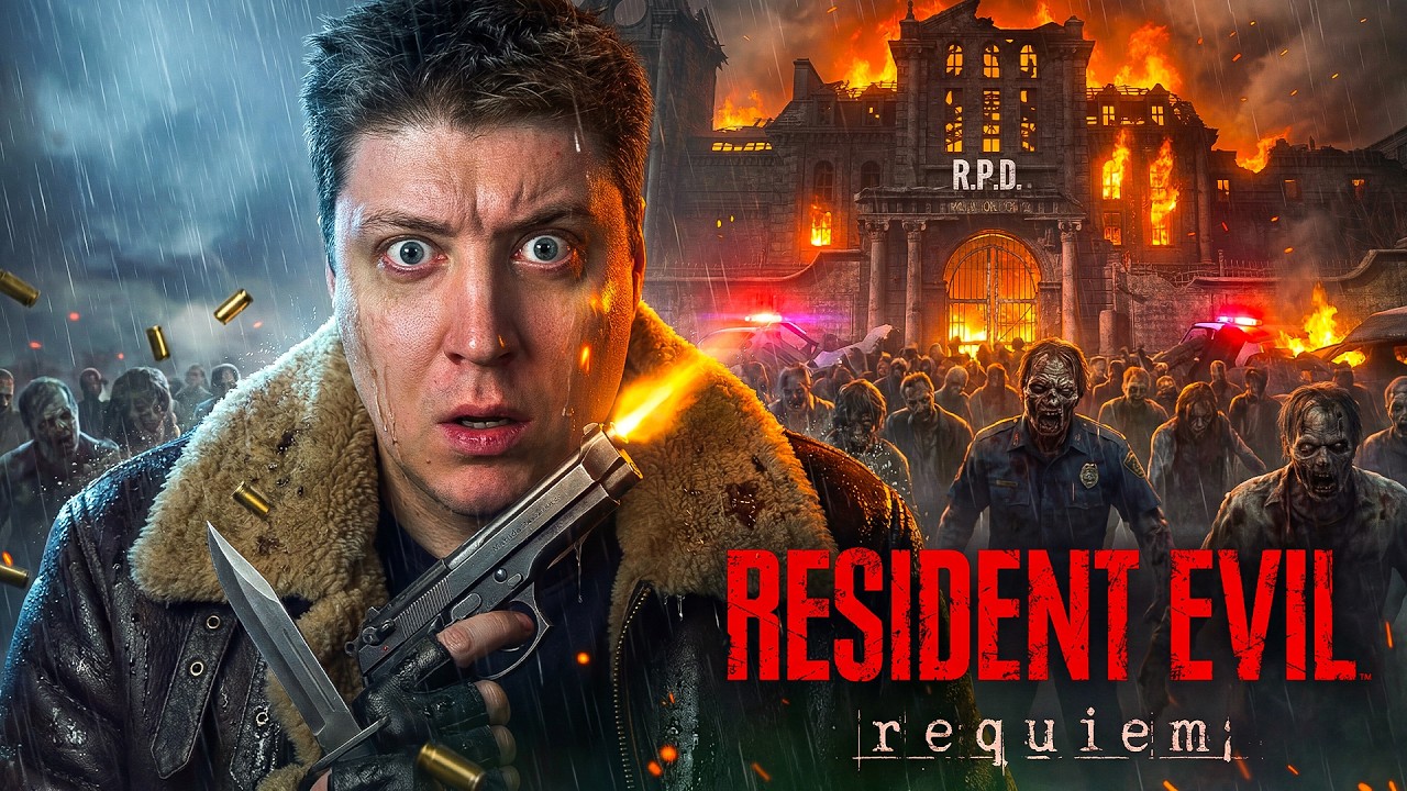 🧟 RESIDENT EVIL REQUIEM на PC — 4K Максимальная графика!  РАКУН СИТИ УЖЕ НЕ СПАСТИ