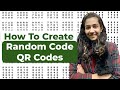 How to create random code qr codes an easy way