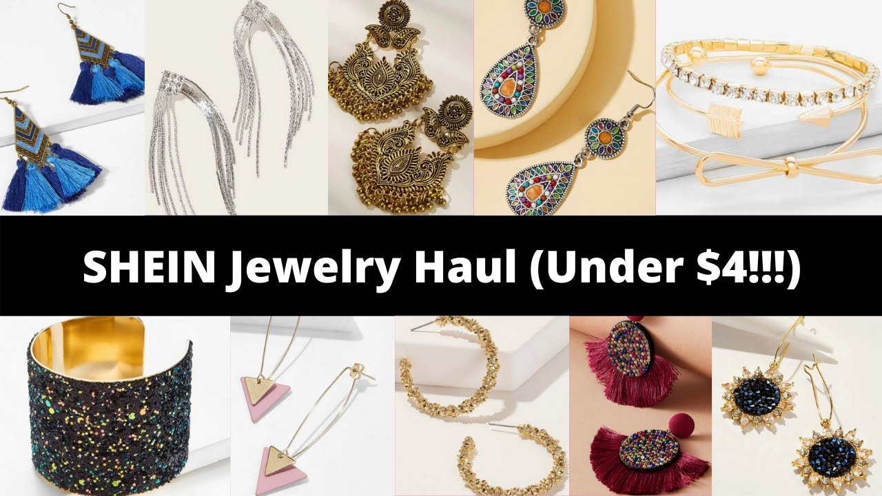 SHEIN JEWELRY HAUL! ALL pieces UNDER 4!! YouTube