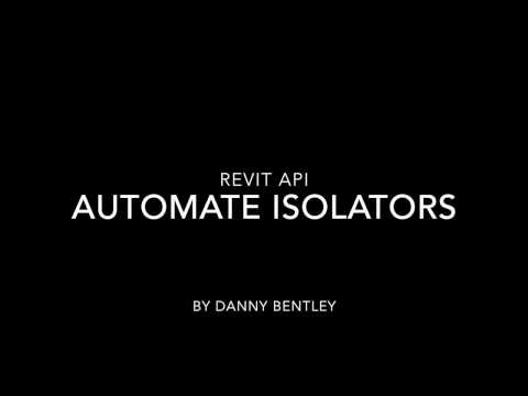 Example - Revit API C# Automate Base Isolators -BIM Structure