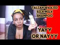 Locs | Taliah Waajid Silk Milk Shampoo Review and Demo #locs #naturalhair