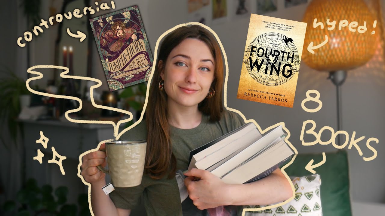 fourth wing, female rage, pirate fantasy & the bell jar 🕮  books i recently read