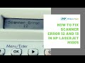 How To Fix Scanner Error 12 And 13 In HP Laserjet M1005 | Printers Point