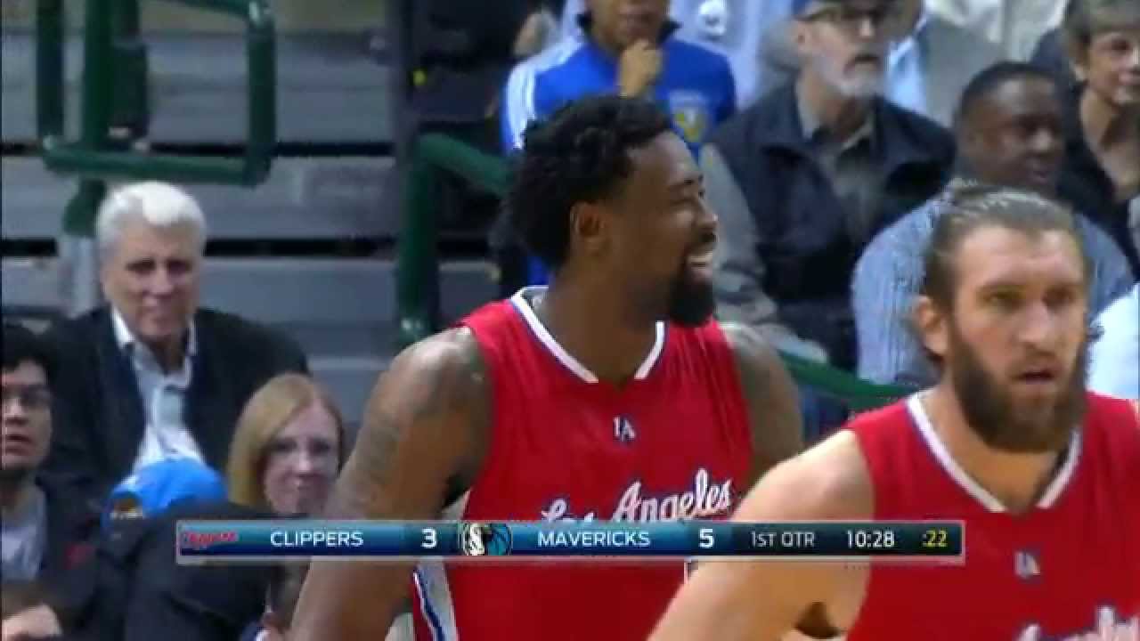 DeAndre Jordan Scores 1st Career Three 