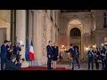 JUNGKOOK IN PARIS! 2 minutes ago Jungkook BTS  was seen saying goodbye to the French President.