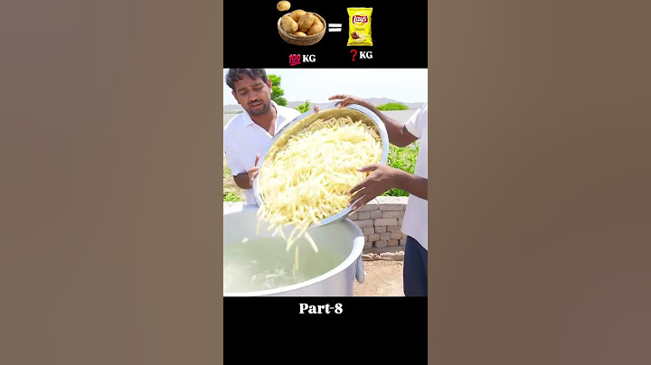 100Kg Potato = How Many IndiansProducts..?#lays #potato #cookingram