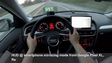 RSNAV Audi GPS navigation system showcase 2018
