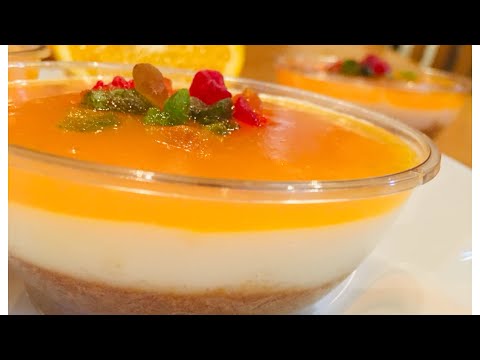 triple-layer-orange-pudding||-no-oven-||-no-gelatin/china-grass||