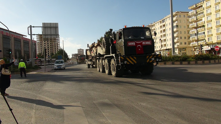 Suriye'ye askeri sevkiyat sürüyor