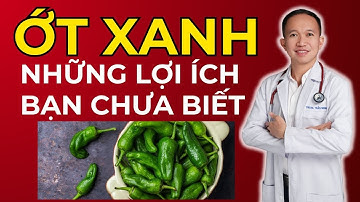 Bất ngờ với những điều bạn chưa biết về ỚT XANH|Dr Trần Nhựt Minh