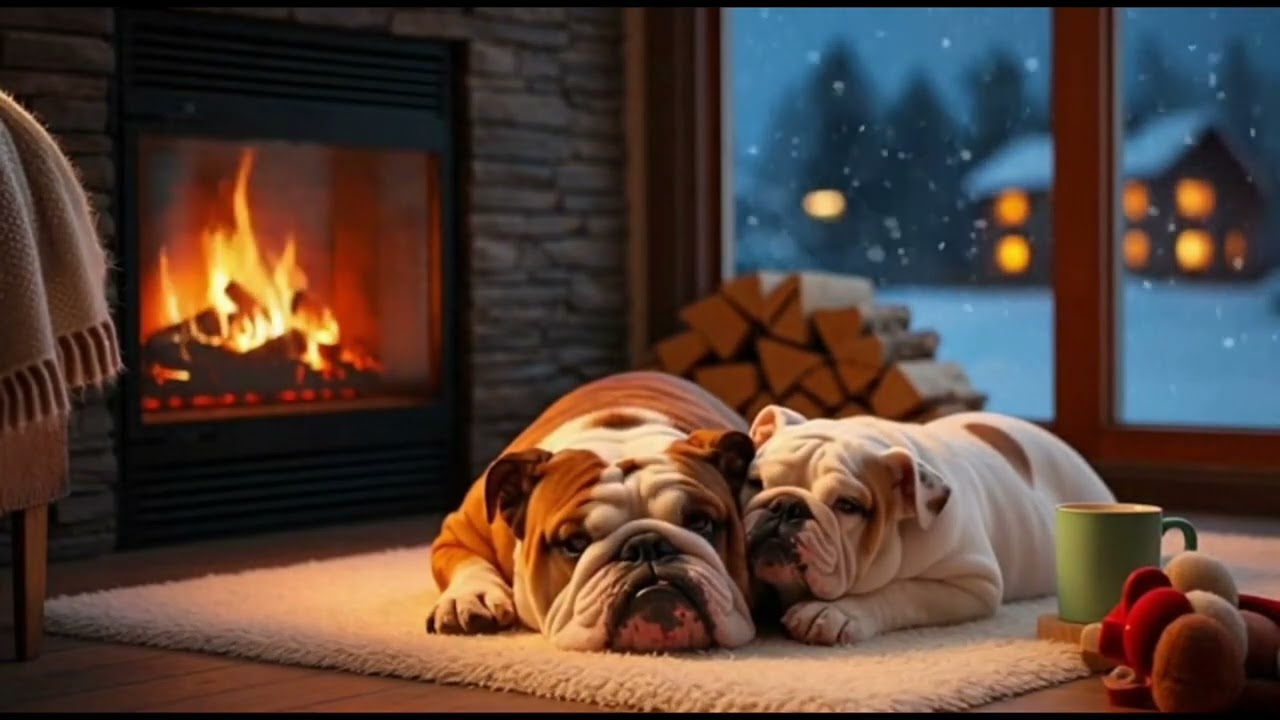Cozy English Bulldogs Ambient For Study Hobby Craft Relaxing Meditation Video