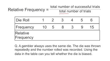 1.2.3 | Relative and Expected Frequency | OL/HL