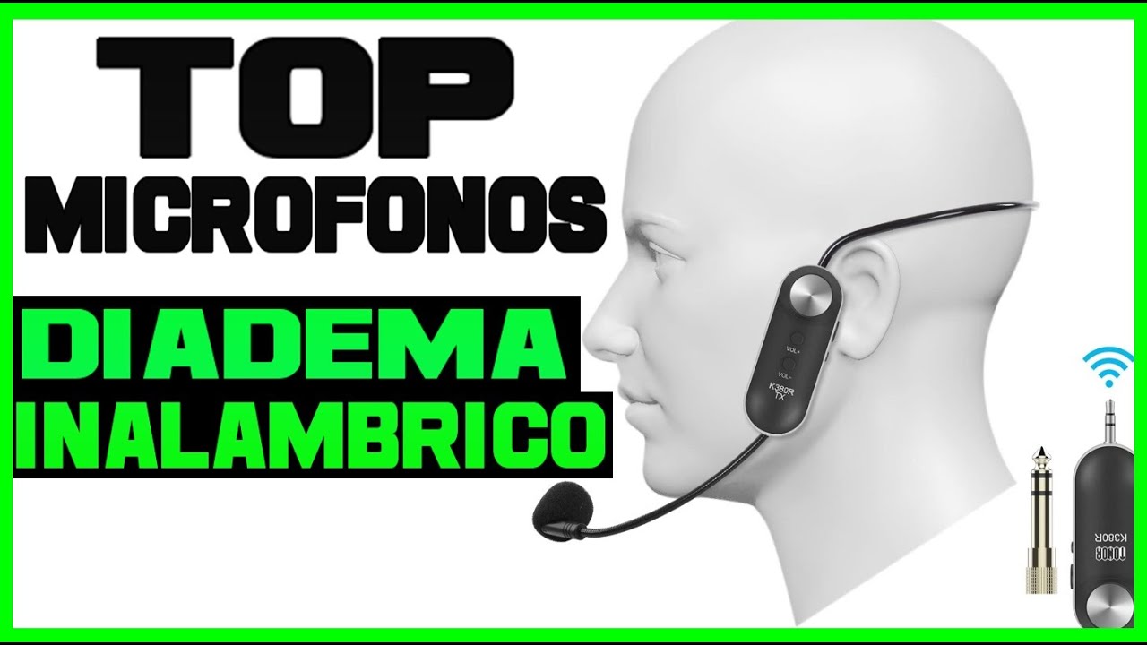 Microfonos Profesionales Inalambricos Pro Recargables Diadema Wireless  Headset