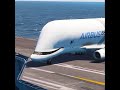Incredible Crazy Pilot Skills! Airbus Beluga XL Takeoff from Aircraft Carrier