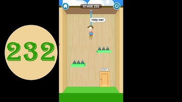 Rescue Cut Level 232 [2021] [HD] rescue cut rope puzzle