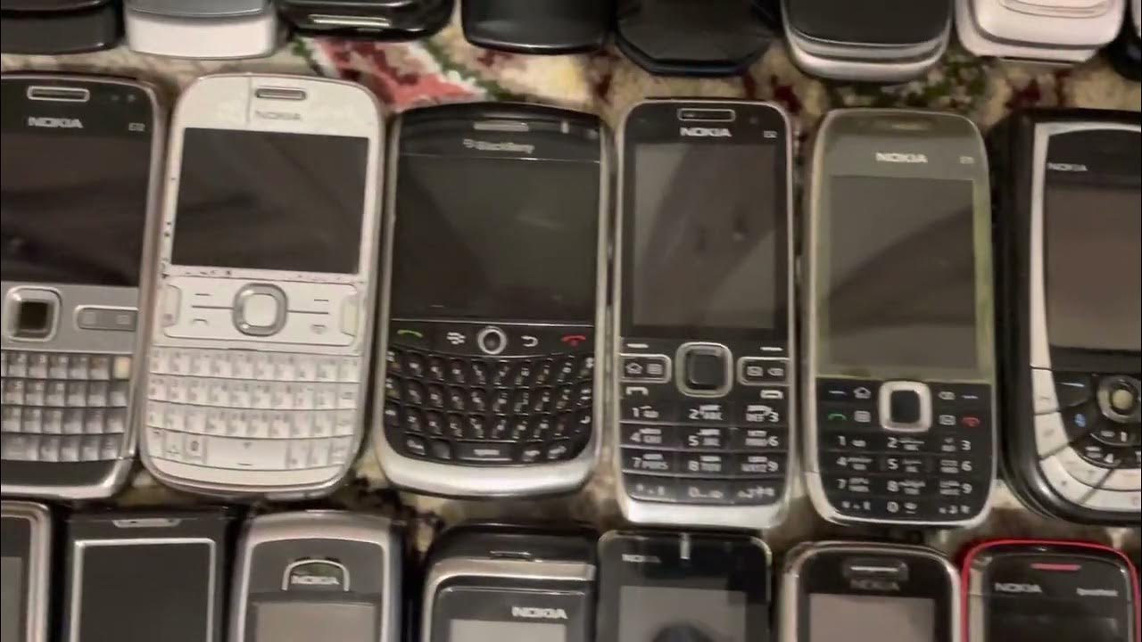 Коллекция старый кнопочных телефонов .. Nokia, Samsung и другие модели ...