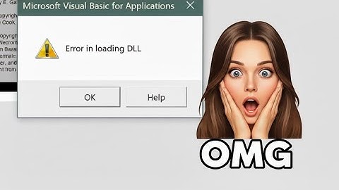 [Fix] Error in Loading DLL in Excel | 100% Working Solution for Microsoft Office Users