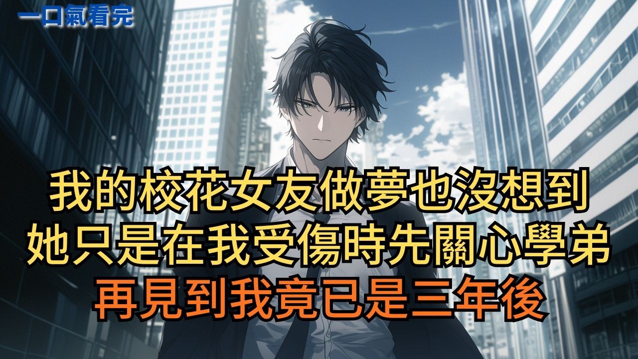 我的校花女友做夢也沒想到，她只是在我受傷時先關心學弟，再見到我竟已是三年後… #小说 #爽文