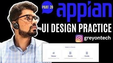 Cards as Buttons | Part 39 | Appian UI UX Design Practice | Appian Tutorials |Learn @appian with me!