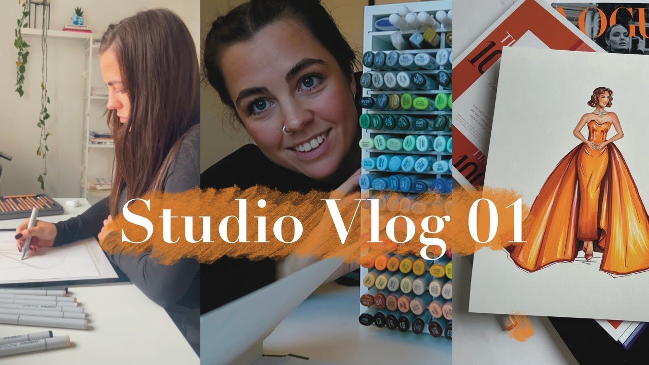 Illustrator Studio Vlog 01 | Packing Orders, Art Supplies, New ...
