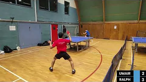 Umair Mauthoor VS Ralph Pattison - Forehand to for...
