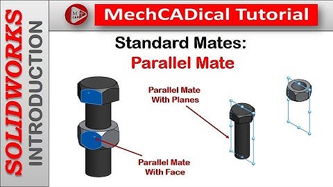 Parallel Mate In SolidWorks