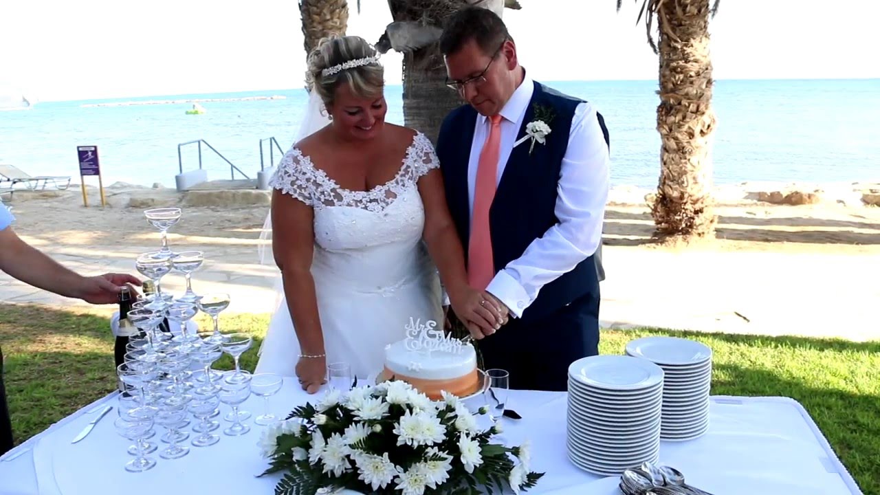 The Cyprus Wedding Of Nicky And Rob Louis Phaethon Beach Hotel Paphos