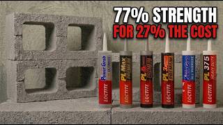 Which Construction Adhesive Holds to Cinder Blocks Best