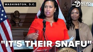 Mayor Bowser demands action from Congress to restore DC budget to avoid looming $410m cuts