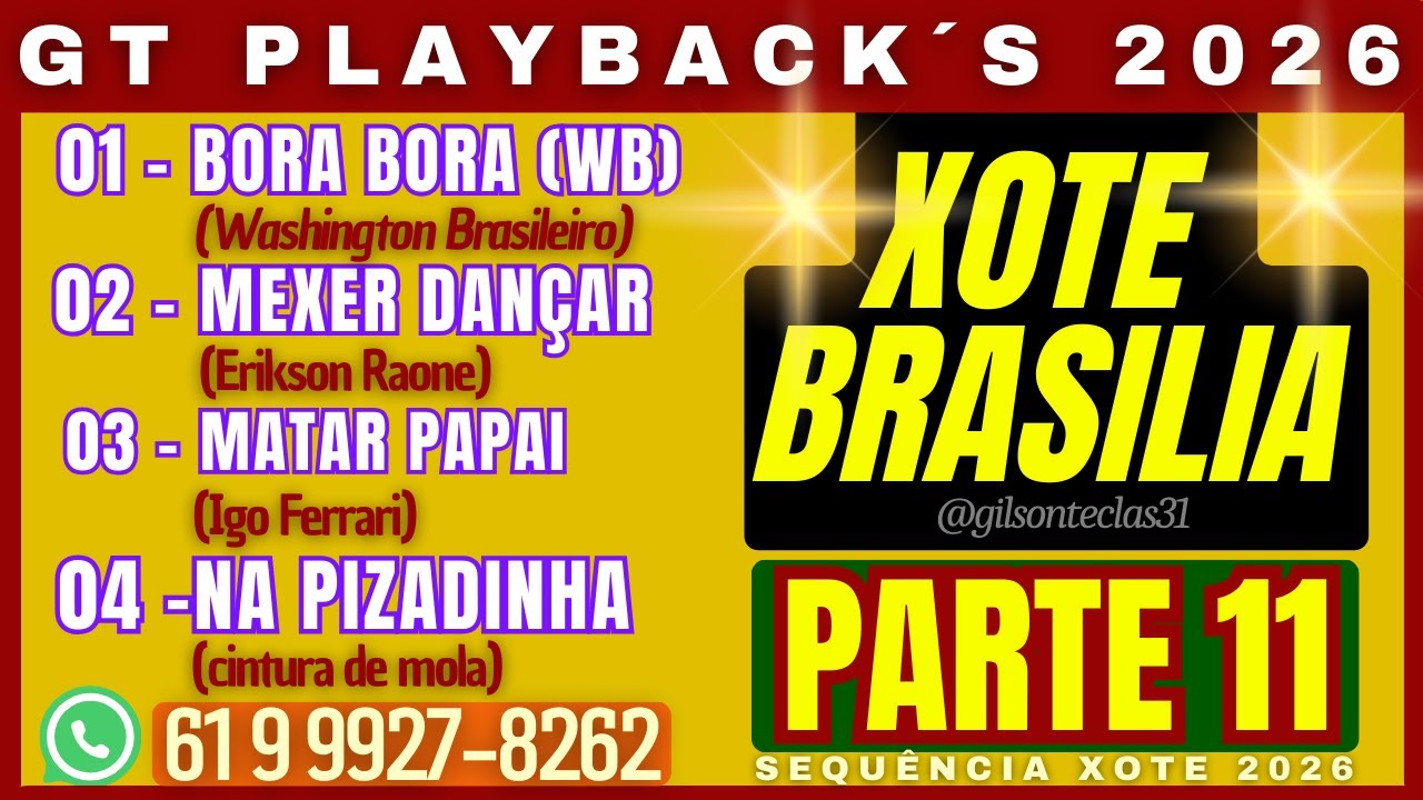 XOTE BRAZILIA  P11  PLAYBACK - KARAOKÊ .@eriksonraone @ForroCinturadeMola @IgorFerrarioficial