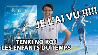 Jai Enfin Vu Les Enfants Du Temps Tenki No Ko Weathering With You