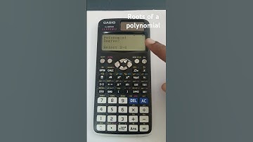@JOY_BOOSTERS #finding roots using calci #fx-991EX #casio #degree of polynomial