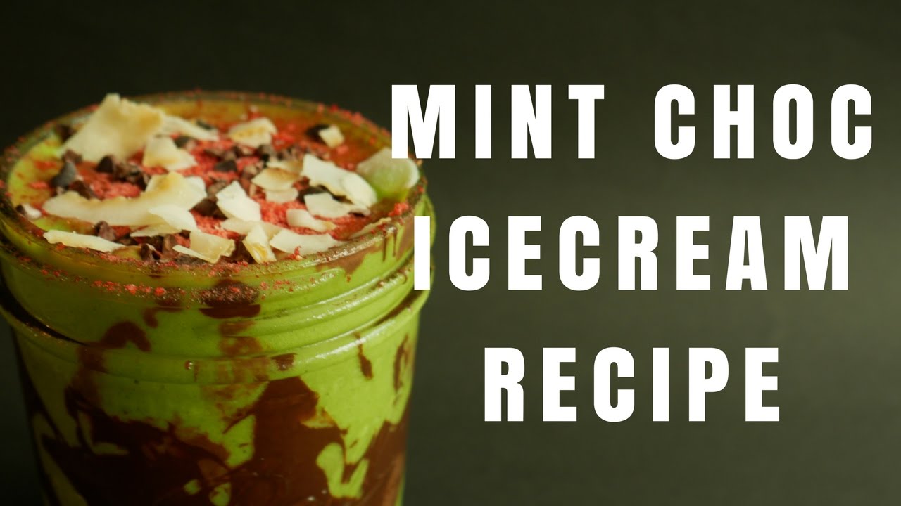 🍦 MINT GREEN ICECREAM 5 MINUTE VEGAN RECIPE 🍦 YouTube