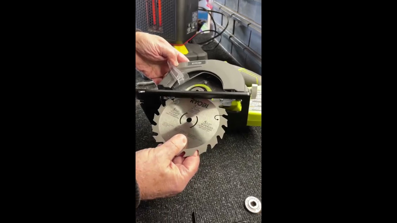 How To Use A Ryobi Battery Operated Circular Saw