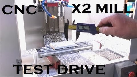 Video 903 Test driving the Grizzly G8689Z 4" x 16" X2 CNC mill first part