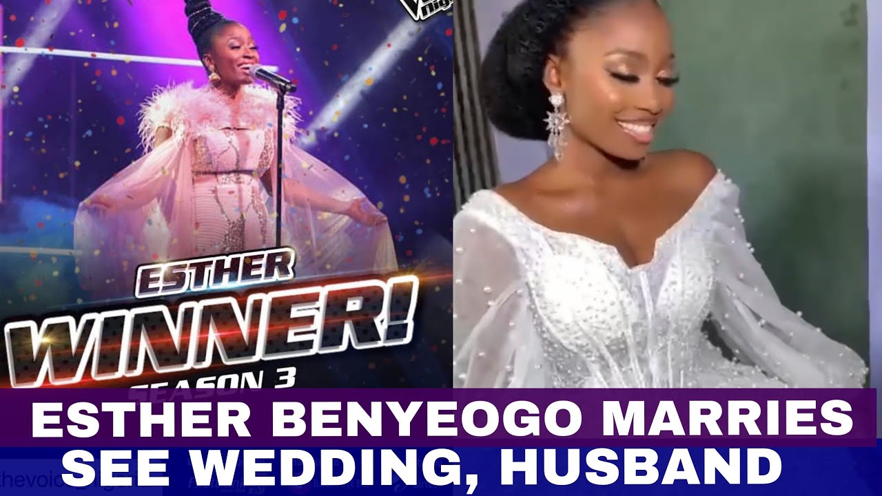 The Voice Winner, Esther Benyeogo Marries in Style, See Husband