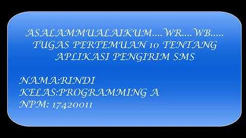 Cara membuat aplikasi sms menggunak eclipse