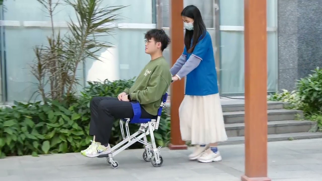 New Designed Travel Camping Manual Light Weight Airplane Wheelchair