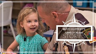 On first day of school, state trooper escorts kindergartener whose life he helped save five years ea