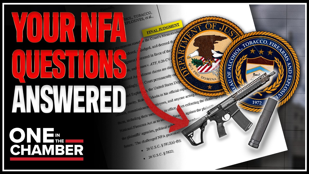 What's Going on With Suppressors, Short-Barrels, and the NFA? Here's What You Need to Know