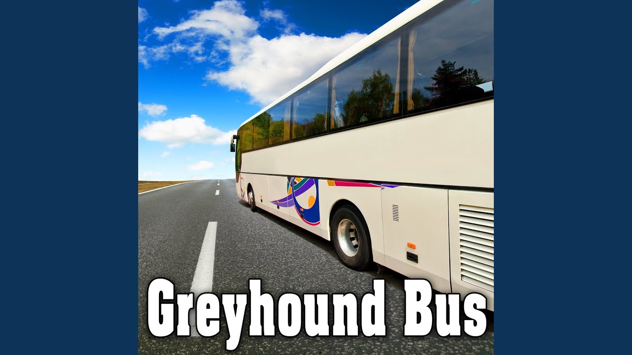 MCI 102 Bus Idles, Pulls Away at a Medium Speed & Exits Right