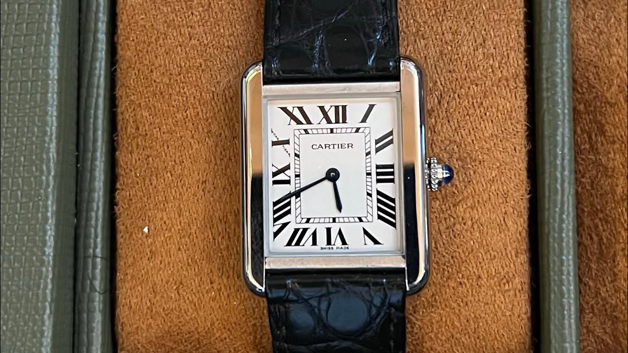 UNBOXING 2022 Cartier Tank Louis Large Model Rose Gold - The Most Versatile  Watch Formal And Casual 