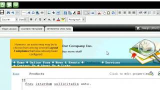 Using layout template in RVSiteBuilder