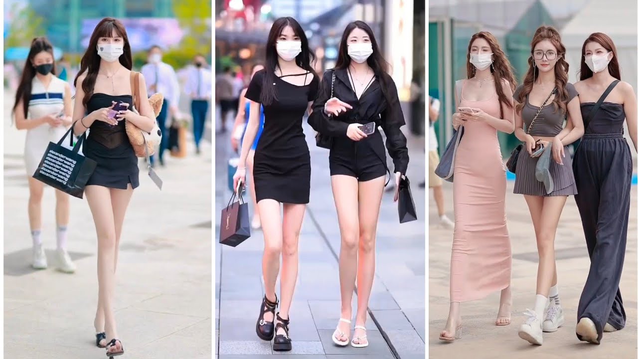 Chinese Girls Street Fashion [抖音] Style China