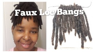 Faux Locs Bang Hack! 😱| Tutorial #trending #hairhacks by AKIYIAKELLY 233 views 2 months ago 2 minutes, 53 seconds