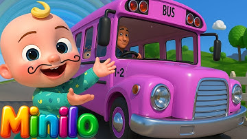 Wheels on the Bus Sound Variations | Remix Version @Minilo-babySong