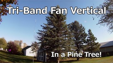 Tri-Band Fan Vertical for 40-80-160m