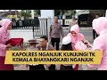 KAPOLRES NGANJUK KUNJUNGI TK KEMALA BHAYANGKARI NGANJUK