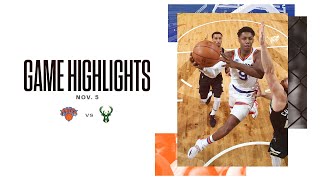 Highlights | Knicks Come Back from 21 Down to Win by 15 in Milwaukee
